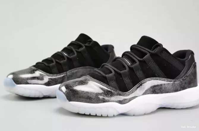 729  JORDAN 11 womens "BARON" 2506 (GS) AIR  RETRO LOW BG 528896- Trendy 0808